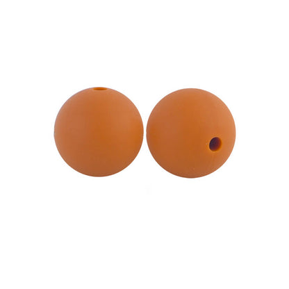 50pcs 19mm Silicone Beads Solid Color Wide Selection 74