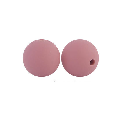 50pcs 19mm Silicone Beads Solid Color Wide Selection 12
