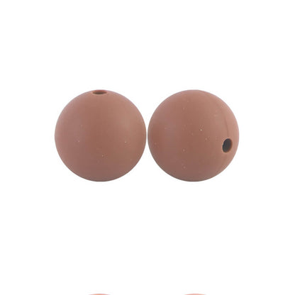 50pcs 19mm Silicone Beads Solid Color Wide Selection 76