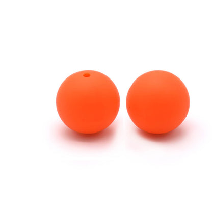 50pcs 19mm Silicone Beads Solid Color Wide Selection 43