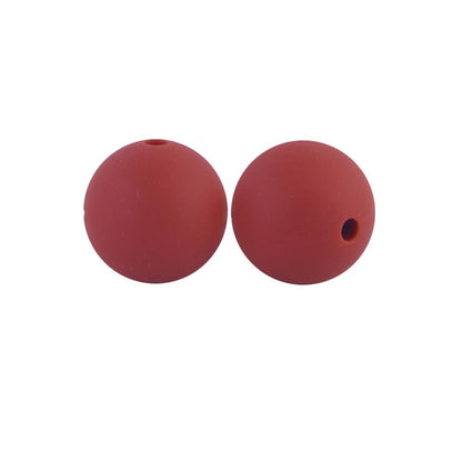 50pcs 19mm Silicone Beads Solid Color Wide Selection 14