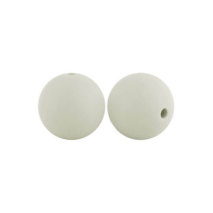 50pcs 15mm Silicone Beads Solid Color Bulk Assortment 92