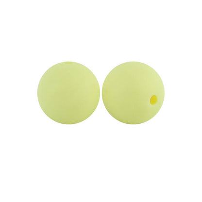 50pcs 19mm Silicone Beads Solid Color Wide Selection 83