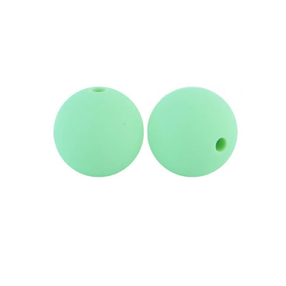 50pcs 19mm Silicone Beads Solid Color Wide Selection 84