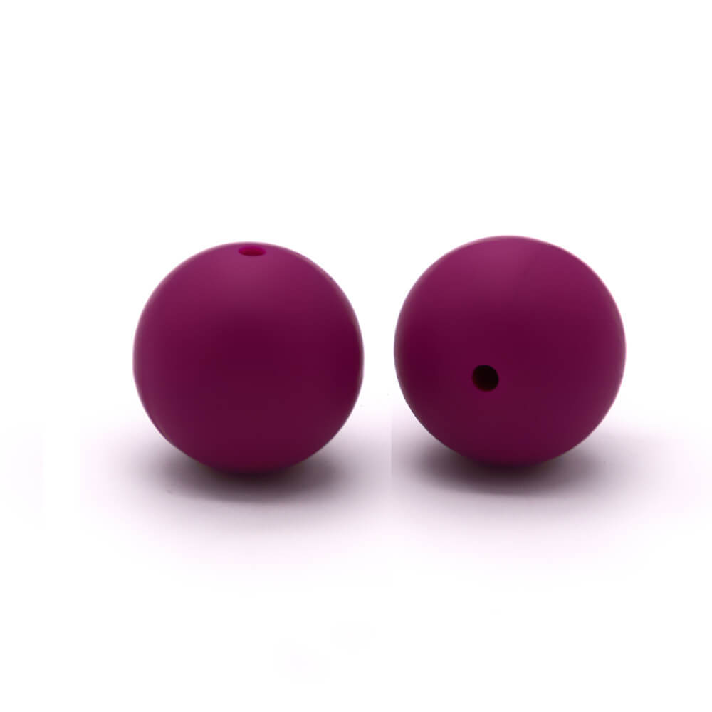 50pcs 15mm Silicone Beads Solid Color Bulk Assortment 60