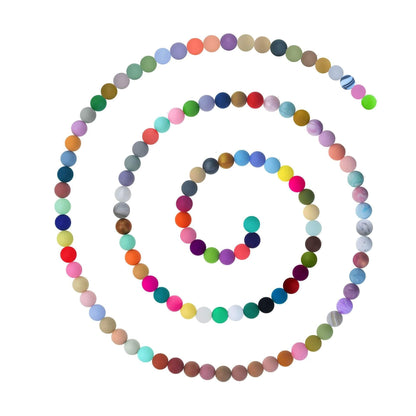 50pcs 19mm Silicone Beads Solid Color Wide Selection