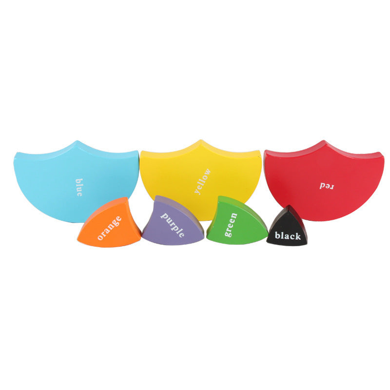 Wooden Montessori Toys Color Matching Sorting Toy 23cm