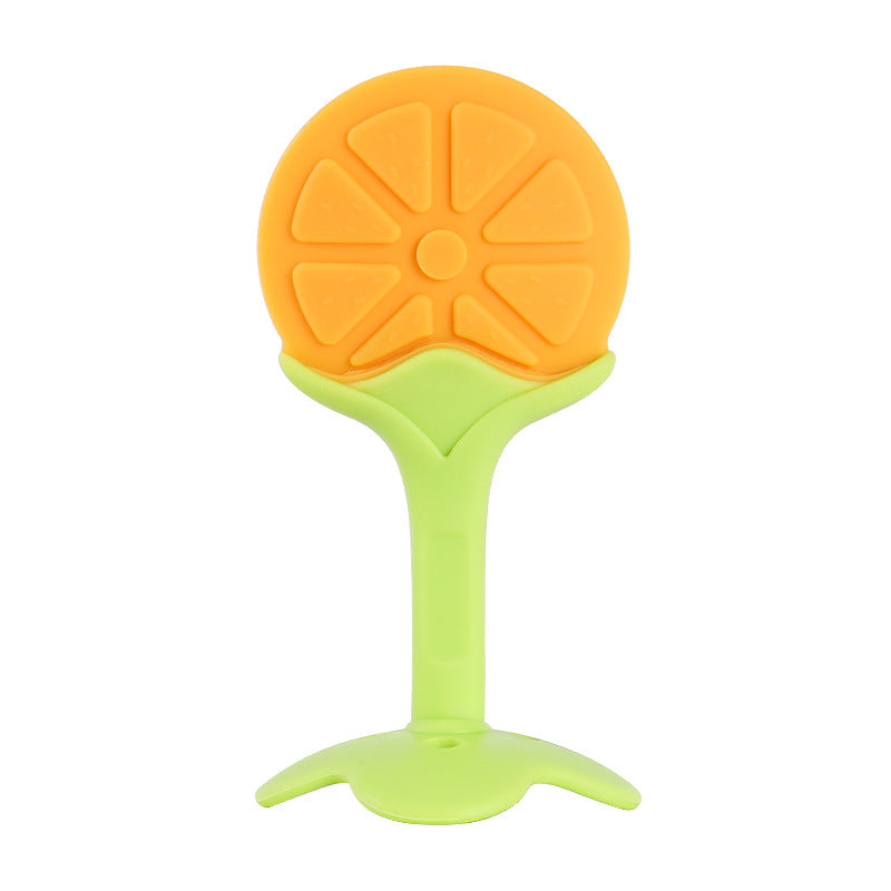 Silicone Fruit Teething Toy Baby Chew Toy for 3+ Months
