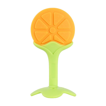 Silicone Fruit Teething Toy Baby Chew Toy for 3+ Months