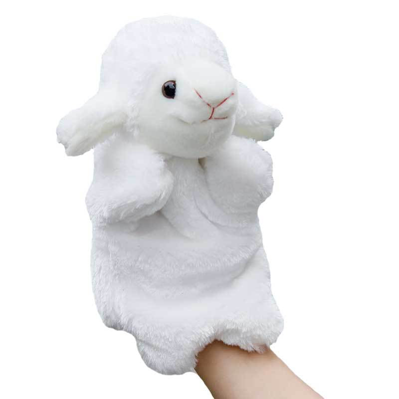 Plush Animal Hand Puppets Pretend Play Toy 25cm 36