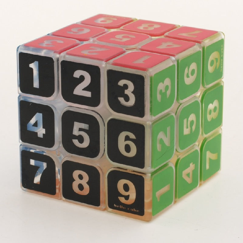 Plastic Fidget Cube Digital Third Order Puzzle 5.7cm 4