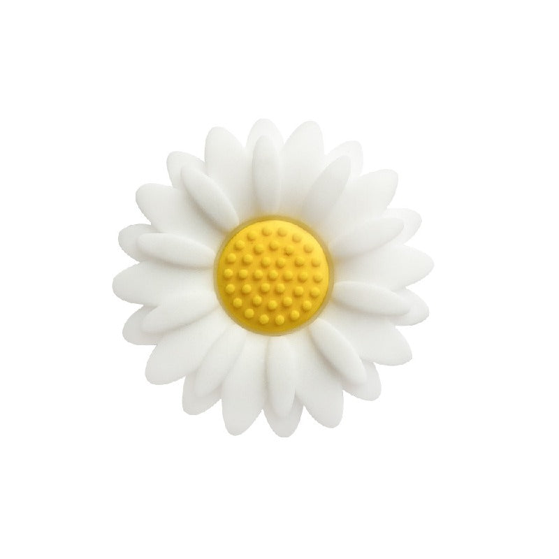 20pcs Silicone Focal Beads Daisy Flower Center Raised Detail 13