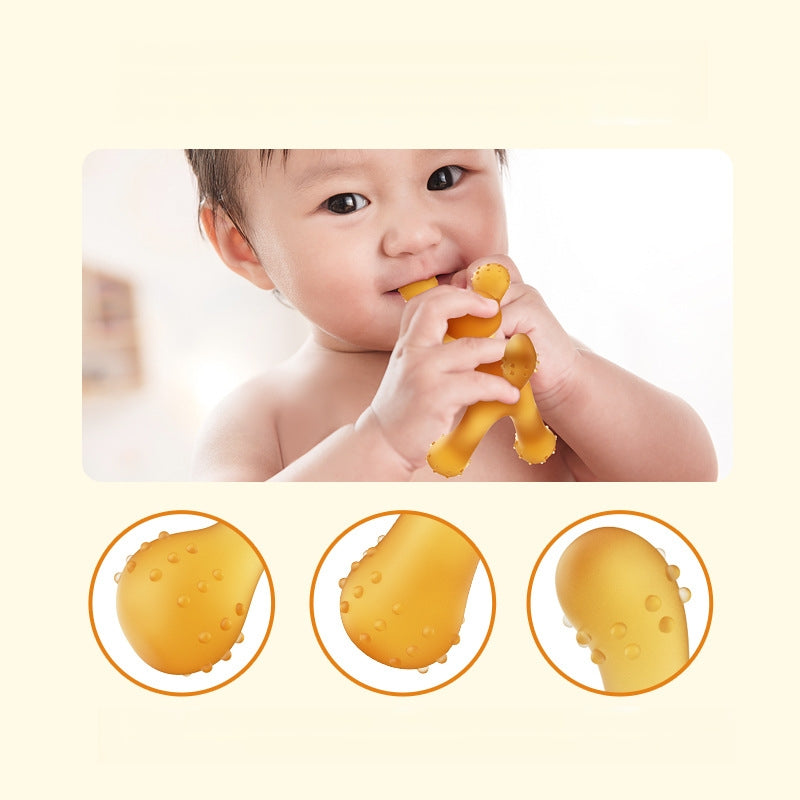 Silicone Kitten Shaped Teething Toy for Baby 3