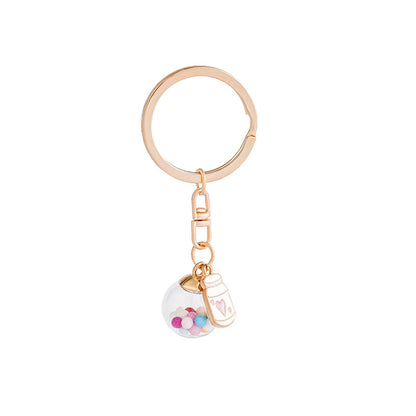 Creative Cartoon Alloy Keychain Cute Charm Pendant 5