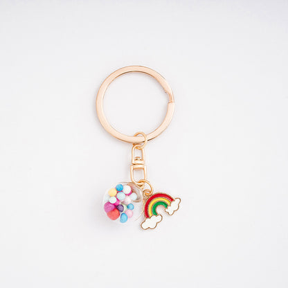 Creative Cartoon Alloy Keychain Cute Charm Pendant 7