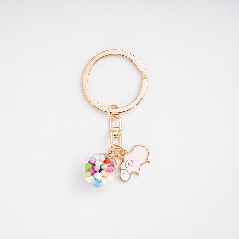 Creative Cartoon Alloy Keychain Cute Charm Pendant 21