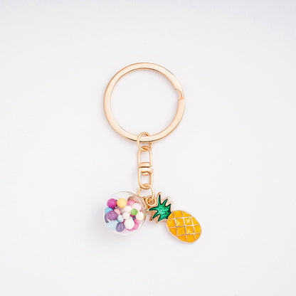 Creative Cartoon Alloy Keychain Cute Charm Pendant 6