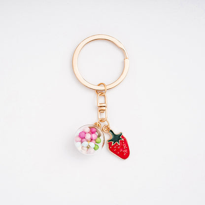 Creative Cartoon Alloy Keychain Cute Charm Pendant 8