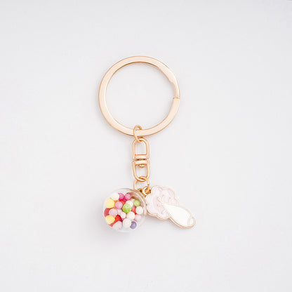 Creative Cartoon Alloy Keychain Cute Charm Pendant 16