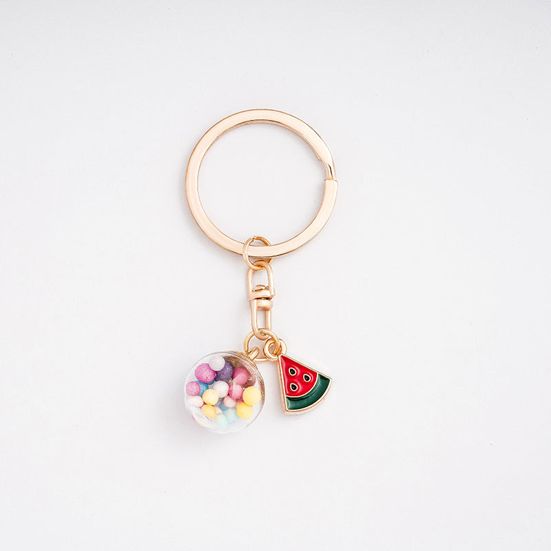Creative Cartoon Alloy Keychain Cute Charm Pendant 14