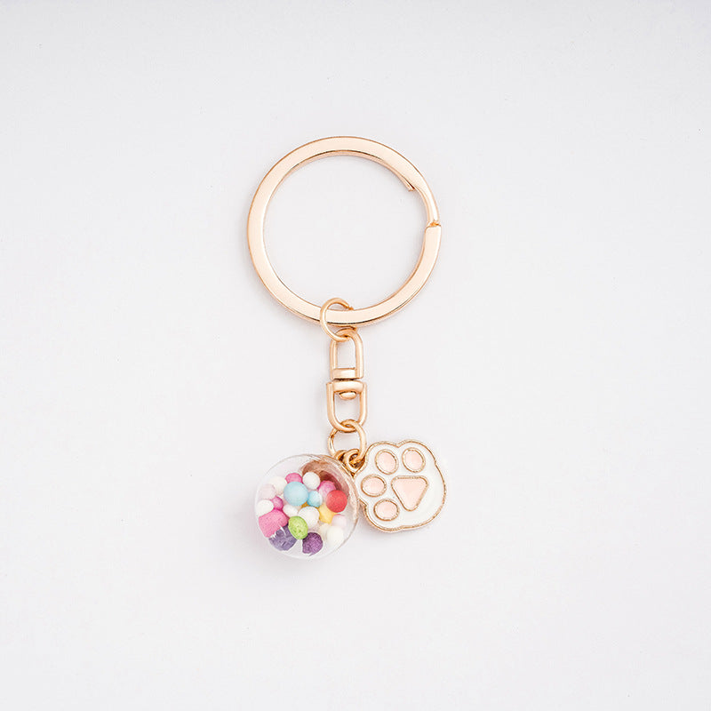 Creative Cartoon Alloy Keychain Cute Charm Pendant 12