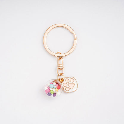 Creative Cartoon Alloy Keychain Cute Charm Pendant 12