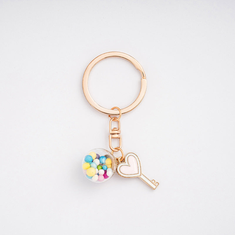 Creative Cartoon Alloy Keychain Cute Charm Pendant 24