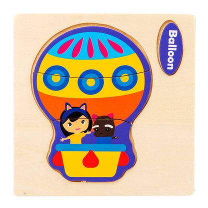 Animal Wooden Puzzle 3D Puzzle Educational Toy 11cm 16