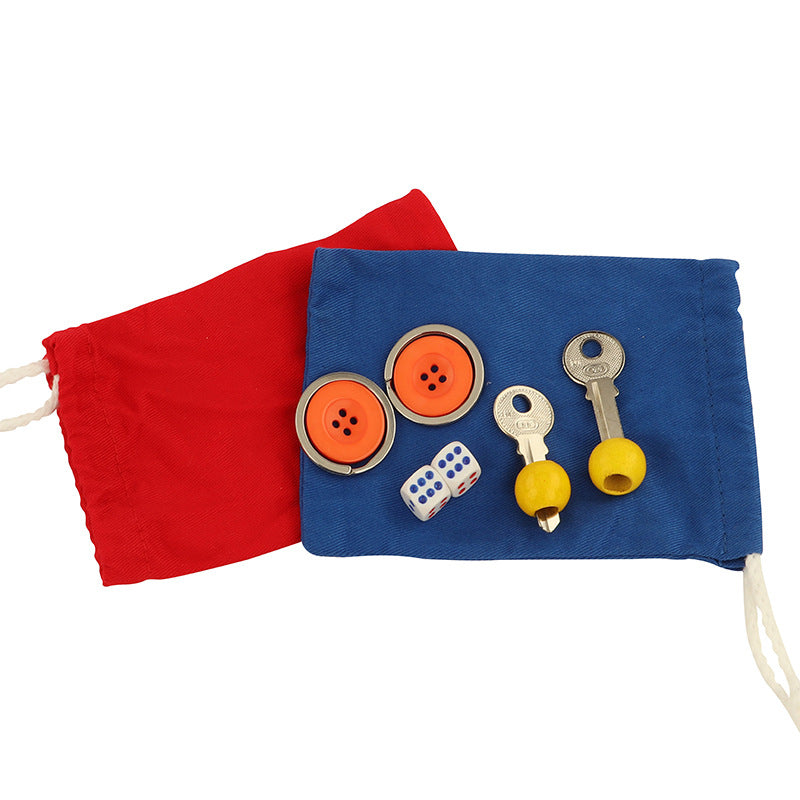 Cloth Montessori Toys Mystery Bag Familiar Items Sensory Toy 4