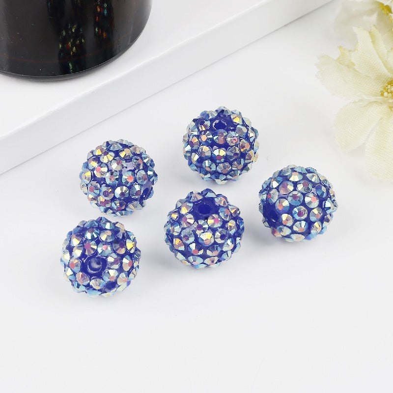 50pcs 12mm Rhinestone Beads DIY Jewelry Making Craft Supplies 15