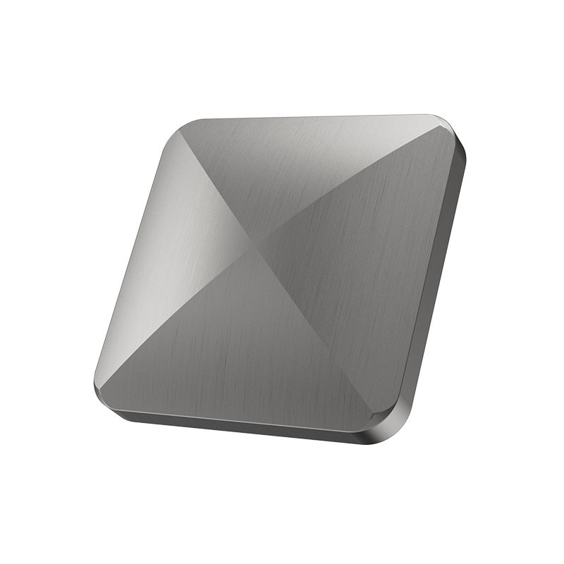 Metal Fingertip Gyro Fidget Toy Square and Hexagon Shapes 4