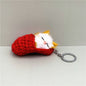 Cute Slipper Cat Plush Keychain Soft Simulation Animal Charm 6
