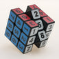 Plastic Fidget Cube Digital Third Order Puzzle 5.7cm 6
