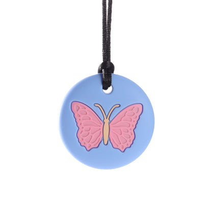 Silicone Butterfly Baby Teething Necklace 3 Pack 6