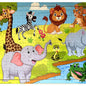 Wooden Puzzle Educational Toy Digital Early Learning 100 Pieces 14