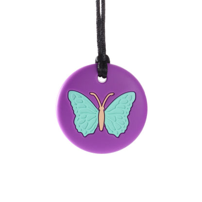 Silicone Butterfly Baby Teething Necklace 3 Pack 7