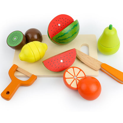 Wooden Magnetic Fruits and Vegetables Montessori Toys for Kids 2