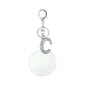 Diamond Inlaid Alloy Pom Pom Keychain Rhinestone Charm 15x8cm 7