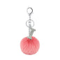 Diamond Inlaid Alloy Pom Pom Keychain Rhinestone Charm 15x8cm 31