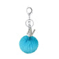 Diamond Inlaid Alloy Pom Pom Keychain Rhinestone Charm 15x8cm 18
