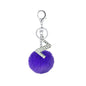 Diamond Inlaid Alloy Pom Pom Keychain Rhinestone Charm 15x8cm 30