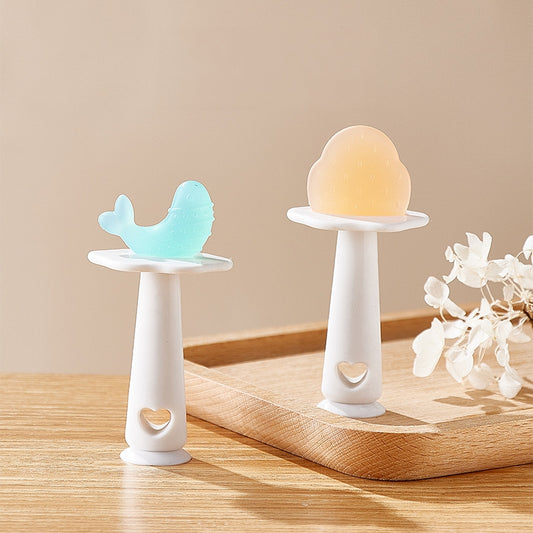 Strawberry and Dolphin Silicone Teething Toy for Baby