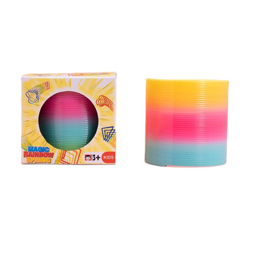 Magic Rainbow Slinky Toy Walking Spring Toy for Kids