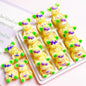 5pcs 22x32mm Light In the Dark Little Bear Acrylic Beads Glow in Dark 5