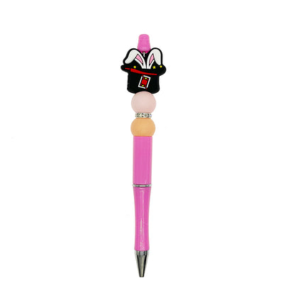 20pcs Silicone Focal Beads Magic Hat With Bunny Ears 6