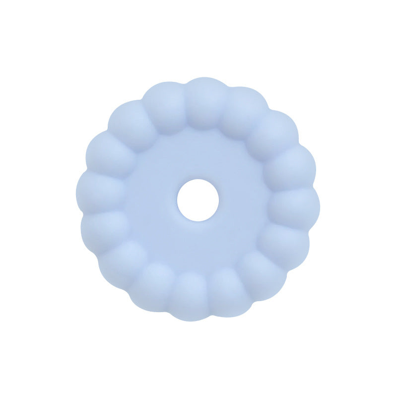 50pcs 12mm 15mm Solid Color Silicone Disc Spacer Beads DIY Craft Supplies 11