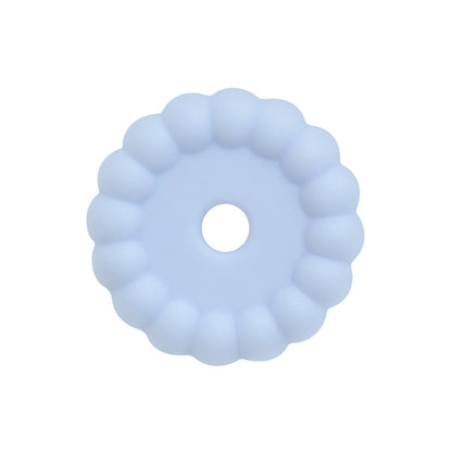 50pcs 12mm 15mm Solid Color Silicone Disc Spacer Beads DIY Craft Supplies 11