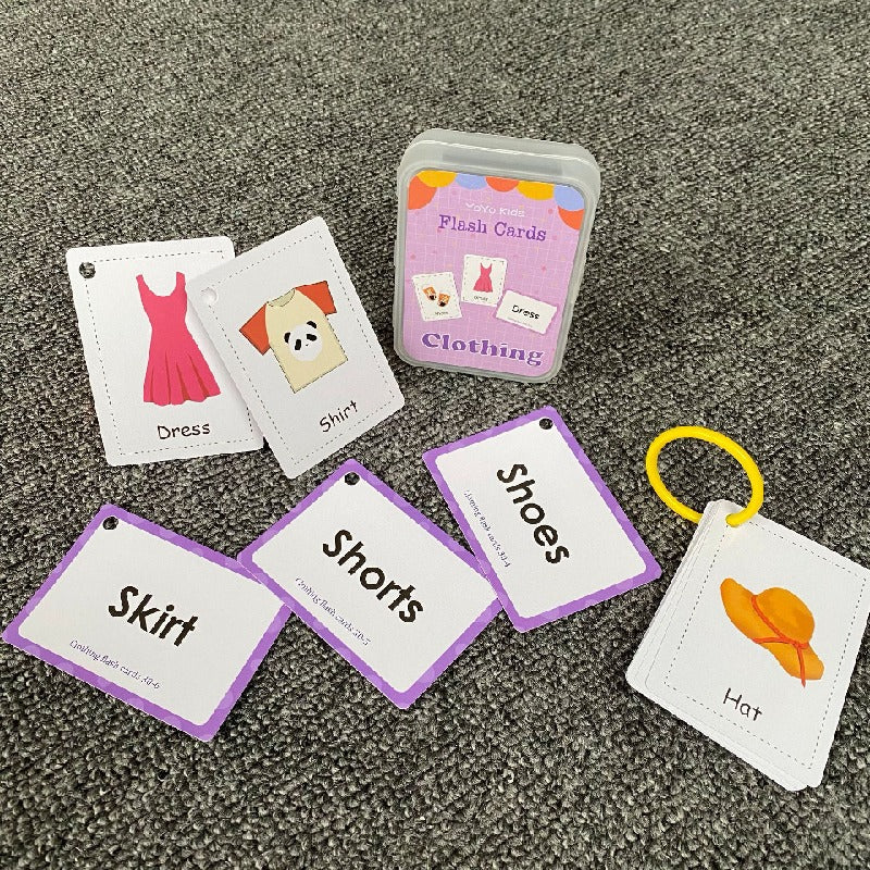 Educational Flash Cards Learning Toy Paper 63x88mm 3