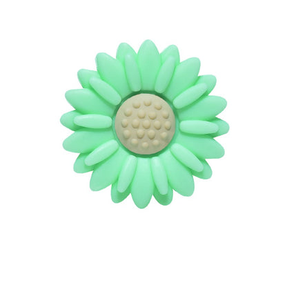 50pcs Silicone Focal Beads Daisy Flower Variety of Colors Design 9