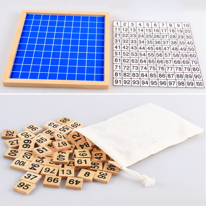 Wooden Montessori Toys Numbers Continuous Board Educational Toy 3